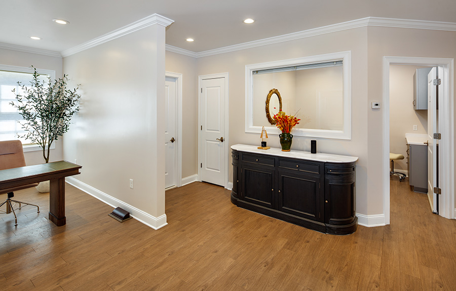 Interior design office space with desk. Interior design office space with desk.